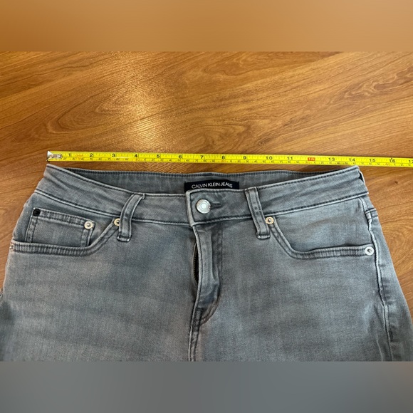 CALVEIN KLEIN Black Faded Jean Shorts - Picture 6 of 6